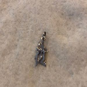 Sterling silver Chai necklace charm